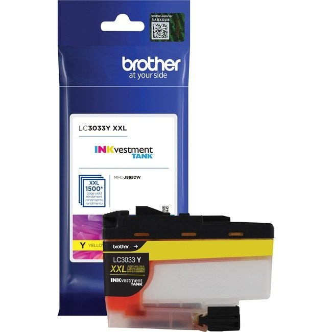 Brother International Crtdg Tank Inkvstmt Yw 1.5K BRTLC3033Y