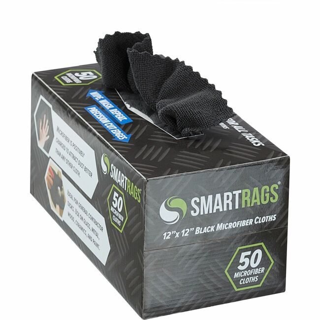 Hospeco Brands Group Monarch Cloth Microfiber 12X12 Black MONM950BLK