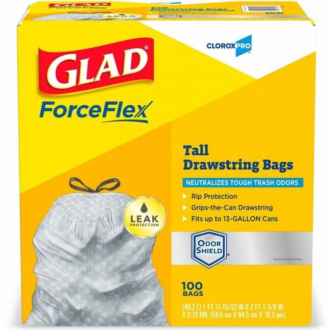 The Clorox Company CloroxPro / Bag Trsh Kitchn 13GAL 100 Count CLO70427BD