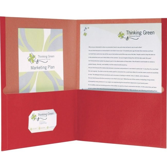 TOPS Products / ACCO legacy Oxford Cover Rpt Pkt Erthws Red OXF78511