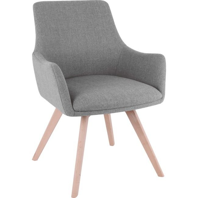 Lorell Chair Guest Uphol Wood Leg LLR68560