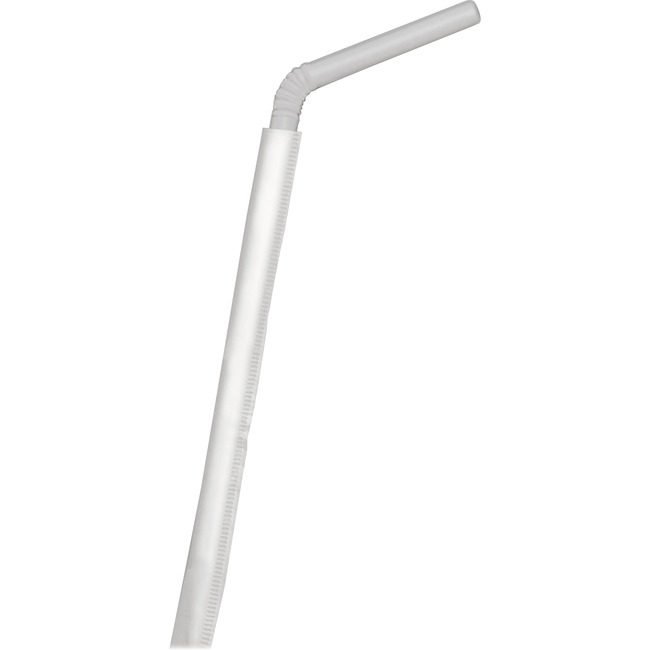 D&W / Dispoz-o D&W Fine Pack / Dispoz-o Straw Poly Wrpd Flex 7.75" DZOGDSFW4400