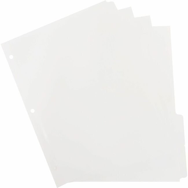 Business Source Dividers Write-On 5TAB We BSN20070