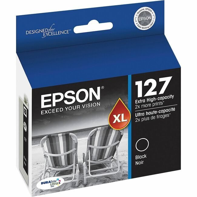 Epson America Crtdg Ink Wkforce Black Xhy EPST127120-S