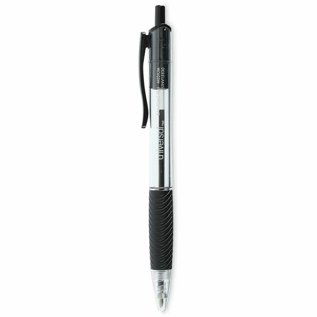 Universal Office Products Pen Ballpt 1.0MM 48/PK Black UNV15533