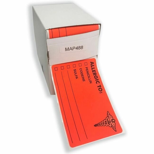 Tabbies Label Allergy Flrd TAB00488