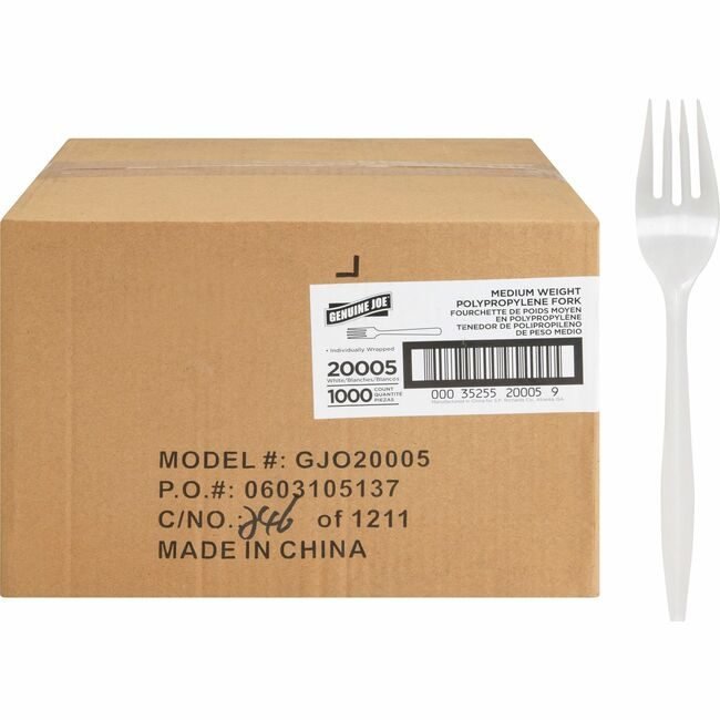 Genuine Joe Fork Mwpp Wrapped GJO20005