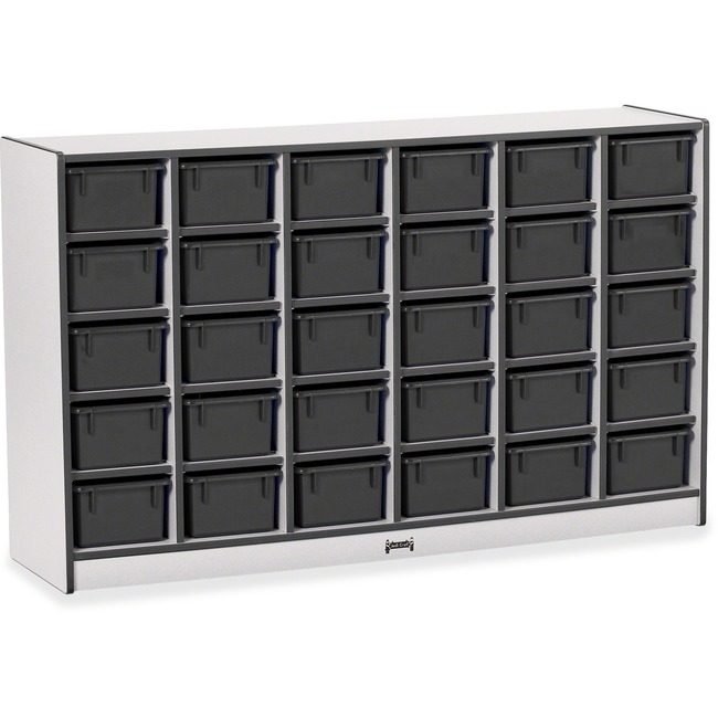 Jonti-Craft, Inc. Cubbie 30 TRAY With Bins Black JNT0431JCWW180