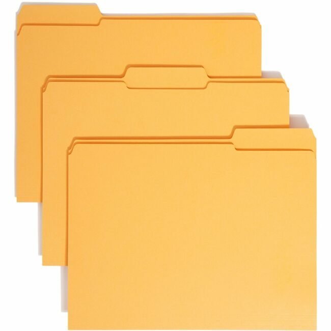 Smead Manufacturing Co. Folder File Letter 1/3 AST Gld SMD12234