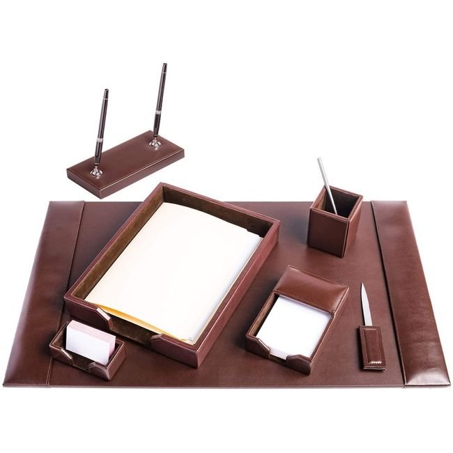 Dacasso Dsk St Bnd Lthr Bn 7PC DACD3608