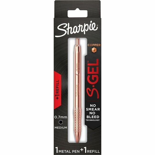 Sharpie / Expo / Prismacolor / Sanford Newell Brands / Sanford Sharpie / Expo / Prismacolor / Pen S-Gel 0.7MM Copper 1 Count SAN2214552