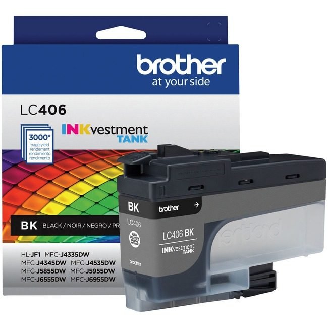 Brother International Crtdg Ink Black BRTLC406BKS