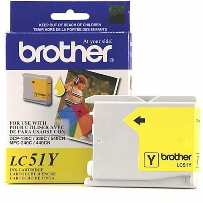 Brother International Crtdg Ink FAX2480 Yw BRTLC51Y