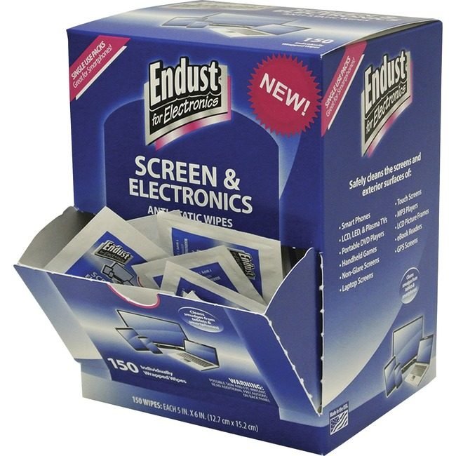 Norazza, Inc. Endust Wipe Individually Wrap 150 NRZ14316
