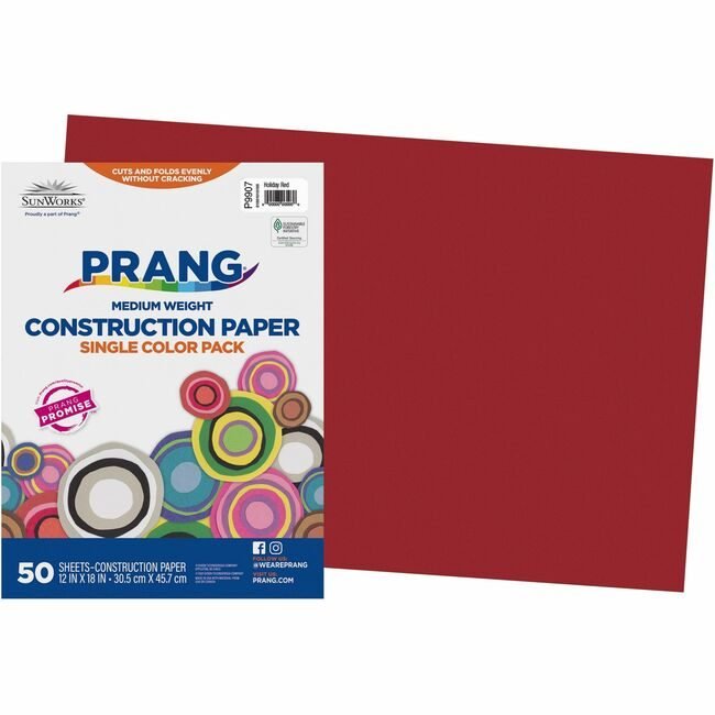 Pacon Corporation Paper Constr 12X18 Hrd 50SH PAC9907