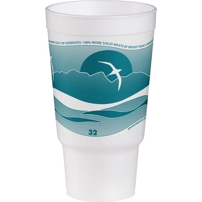 Dart Container Corporation Cup 32 OZ EPS FOAM PEDESTAL DCC32AJ20H