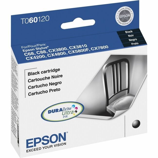 Epson America Crtdg SC68/88 CX48/7800 Black EPST060120-S