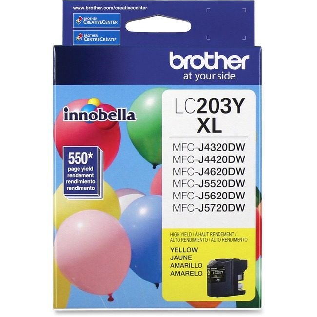 Brother International Crtdg Ink Yw BRTLC203Y