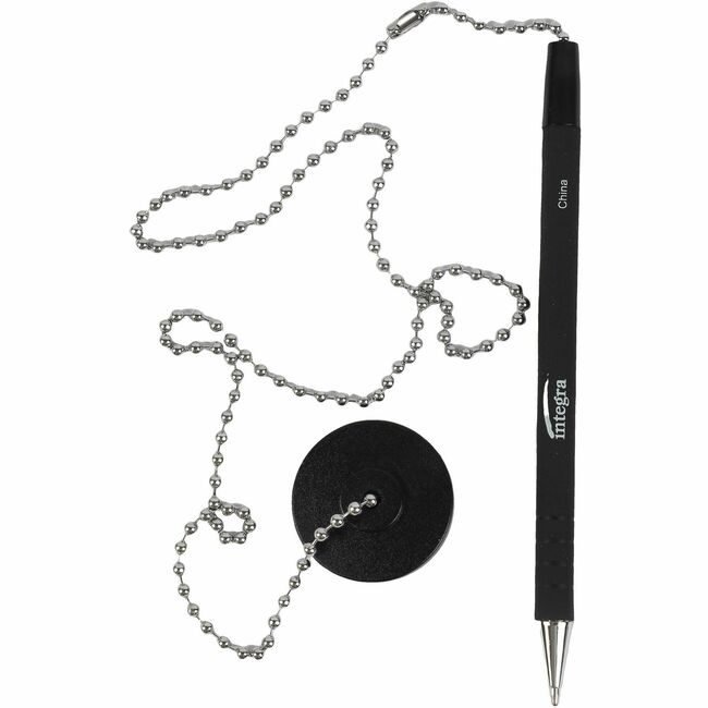 Integra Pen Counter Antimcrb 24" Black ITA38648