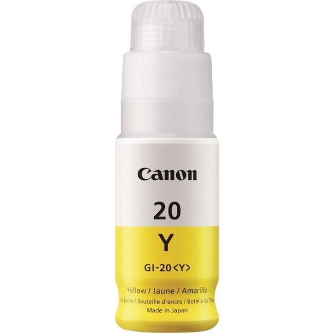 Canon U.S.A. Ink Bottle GI-20 Yw CNMGI20YELLOW