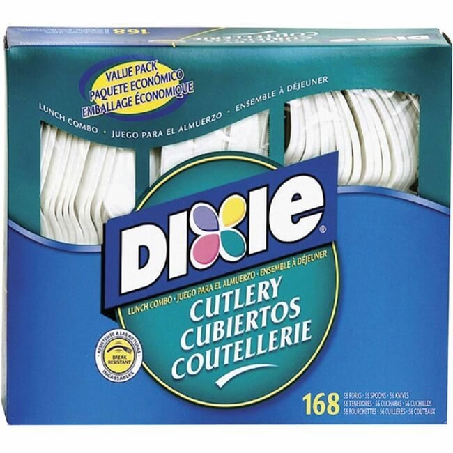 Georgia-Pacific Dixie Cutlery Combo Box Hvy Duty DXECM168