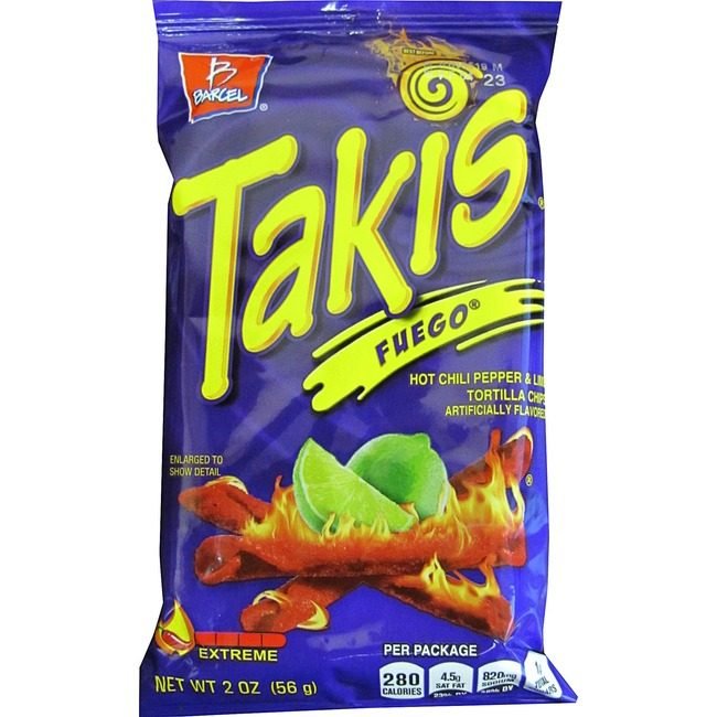 Barcel USA Takis Snack Chips Rolled Fuego BEL00276