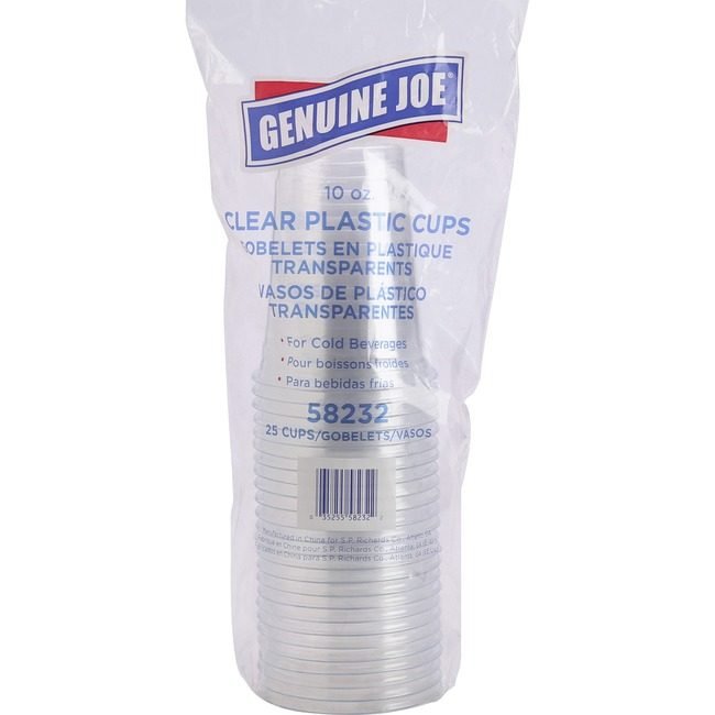 Genuine Joe Cup Cold 10OZ Clear GJO58232