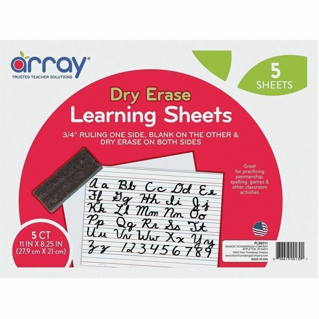 Dixon Ticonderoga Company / Dryers Lrng Shts Rld 5 Count DIXPLB8511