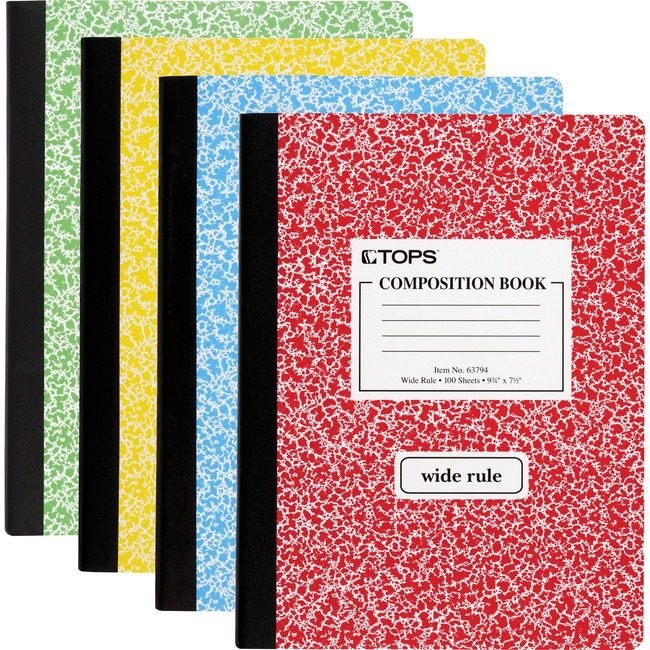 TOPS Products Book Composition Wide 100SH TOP63794