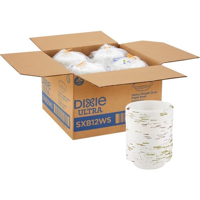 Georgia-Pacific Dixie Bowls 12OZ Wise Size Path DXESXB12WSCT