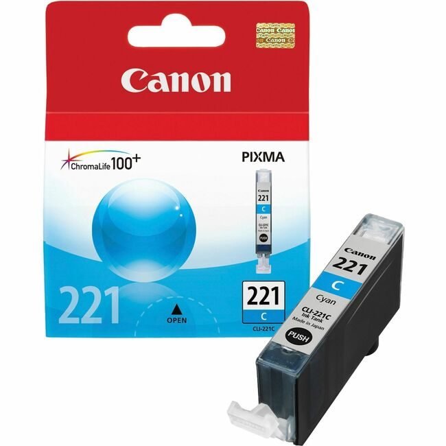 Canon U.S.A. Crtdg Dye Cyan CNMCLI-221C