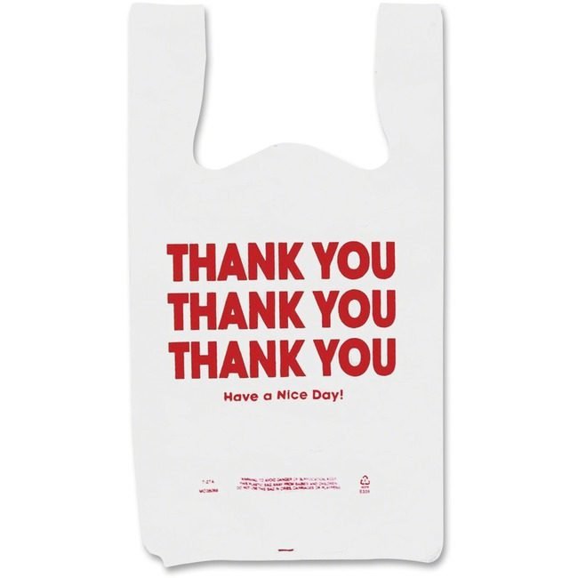 COSCO / Consolidated Stamp Consolidated Stamp Manufacturing COSCO / Bag Thank You White COS063036
