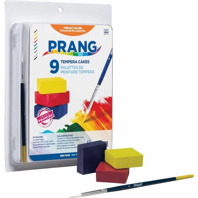 Dixon Ticonderoga Company / Tempera Cake W/Brsh Set DIXX80900