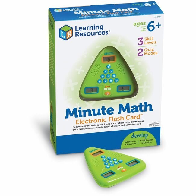 Learning Resources Game Cards Minutemath Flsh LRNLER6965