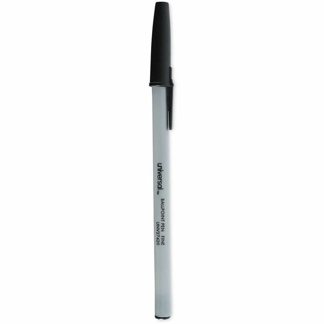 Universal Office Products Pen Ballpt Economy Fne Black UNV27420