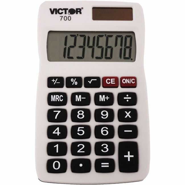 Victor Technology Calculator Handheld 8DGT VCT700