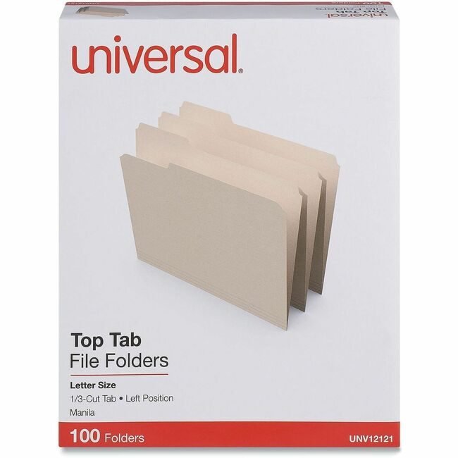 Universal Office Products Folder Mla 1/3CT Letter POS1 UNV12121