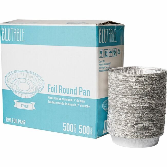 Remcoda LLC BluTable Pan Round 9INCH Foil RMLFOILPAN9