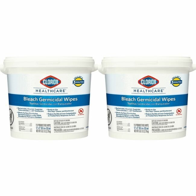 CloroxPro / Clorox The Clorox Company CloroxPro / Wipe Germicidal Large CLO30358CT