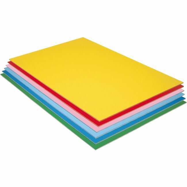 Pacon Corporation Board Foam 20X30 12SH Assorted PAC5512
