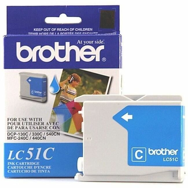 Brother International Crtdg Ink FAX2480 Cyn BRTLC51C