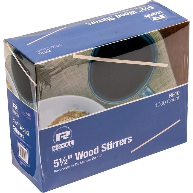 Royal Paper Products, Inc. Stirrers Wood Coffee RPPR810