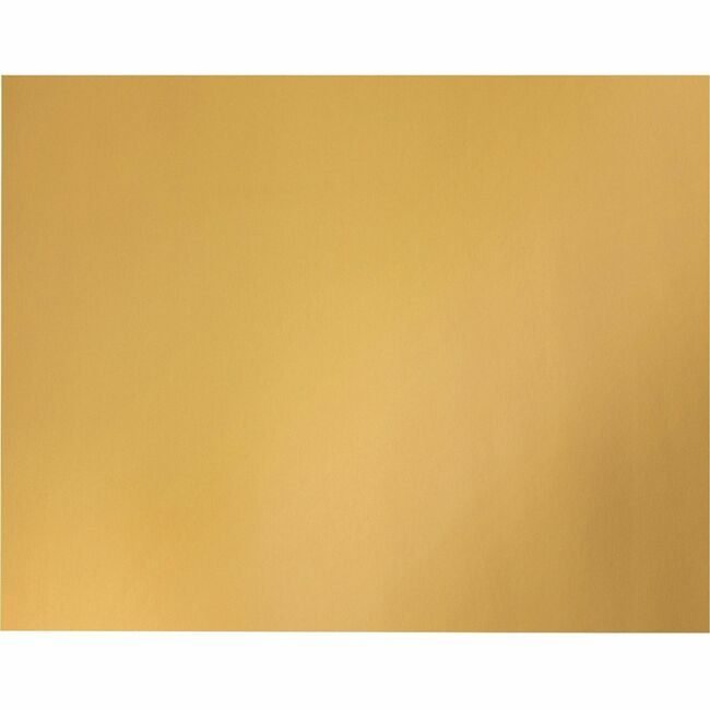 Pacon Corporation Board Mtlc 22X28 Gold 25 Count PACP54981