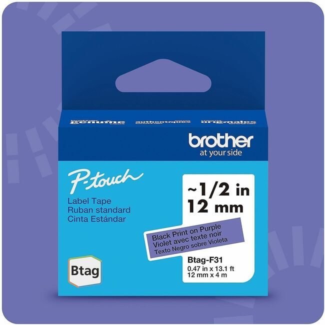 Brother International Tape Label Btag Bk On Pe BRTBTAGF31