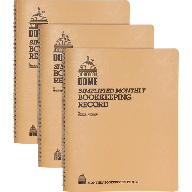 Dome Publishing Book Record Monthly Beige DOM612BD