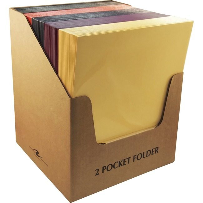 Roaring Spring Paper Products Folder 2PKT Embossed Asstd ROA36664CS