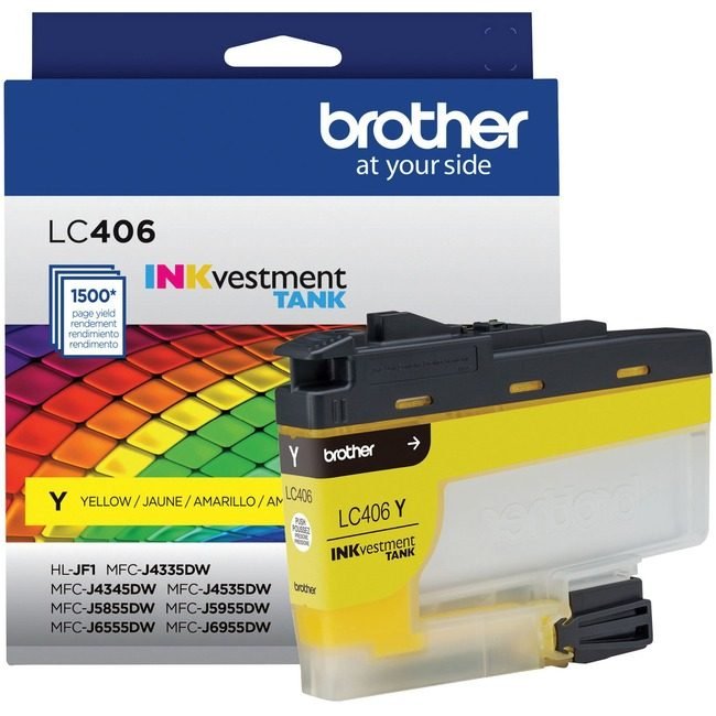 Brother International Crtdg Ink Yw BRTLC406YS