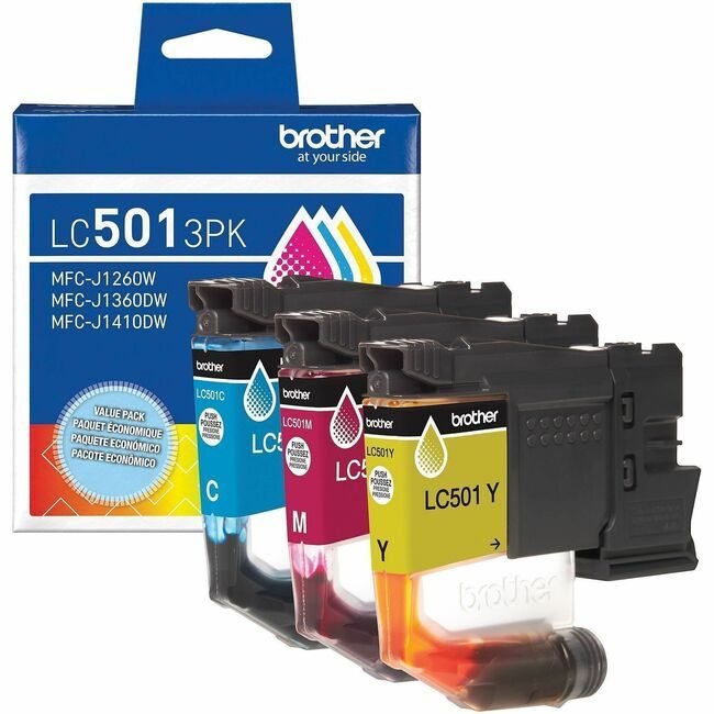 Brother International Crt Tape C M Y 3 Pack BRTLC5013PKS