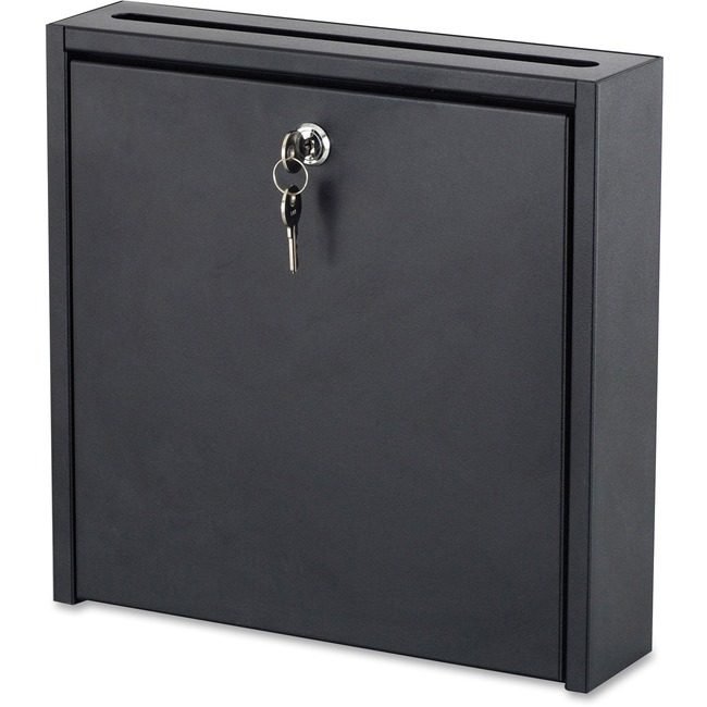 Safco Products Mailbox 12X12 Wall Mount SAF4258BL