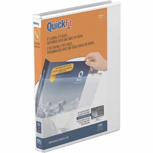 Stride, Inc. Binder Quickfit Rnd 0.5" We STW87A000